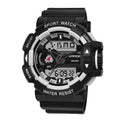 Relógio Shock General - Adventure Watch relógio 047 AmploTech Preto com Branco 